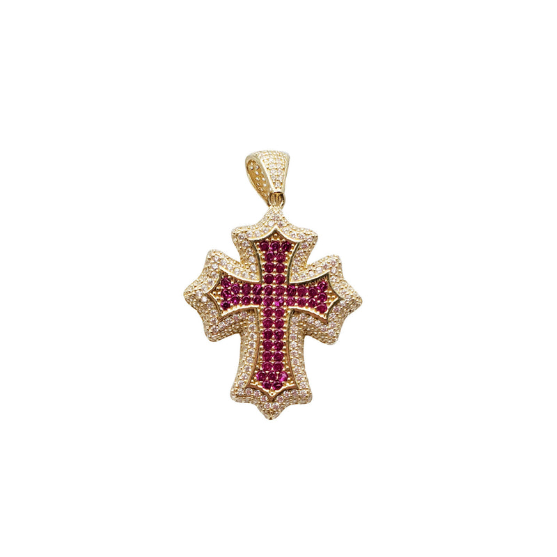 Zirconia Cross Pendant (14K)