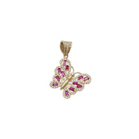 Butterfly CZ Pendant (14K)