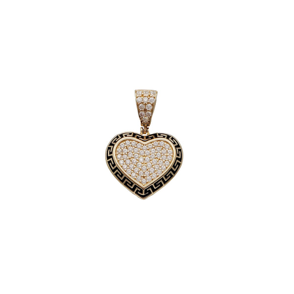 Zirconia Heart Pendant (14K)