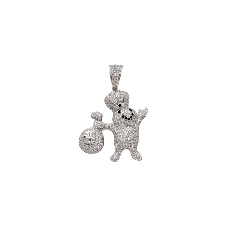 Pillsbury Doughboy with Moneybags Pendant (Silver)