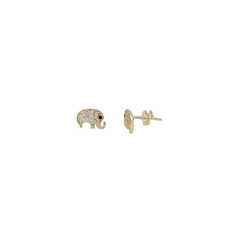 Elephant Stud Earrings (14K)