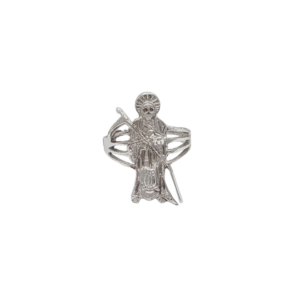 Santa Muerte / Grim Reaper Ring (14k)