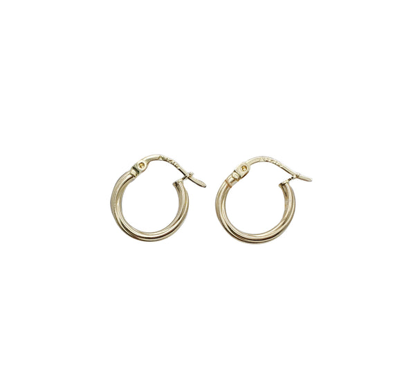 Plain Hoop Earrings (10K)