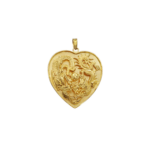 Dragon Heart Pendant (24K)