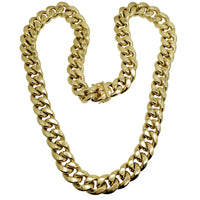 Lightweight Miami Cuban Link Chain - Box Lock (14K)