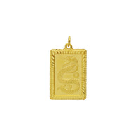 Chinese Zodiac Lucky Snake Pendant (24K)