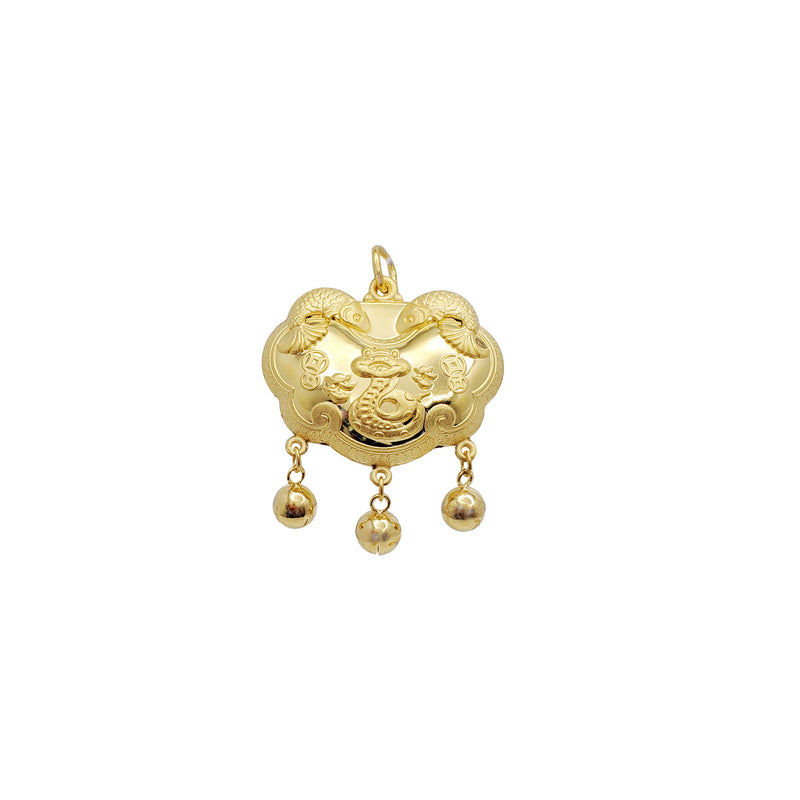 Lucky Lock Pendant (24K)