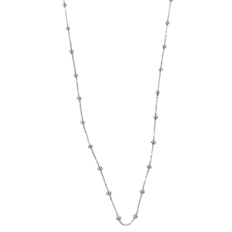 Moon-Cut Ball Chain (Silver)