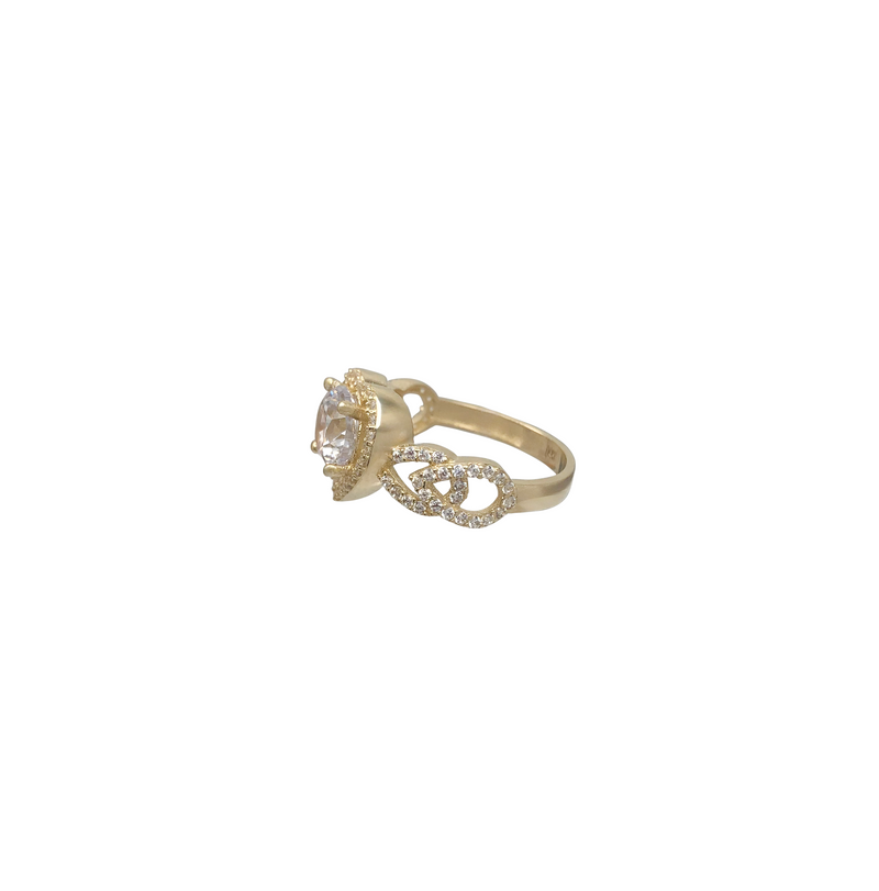 Zirconia Heart Ring (14K)