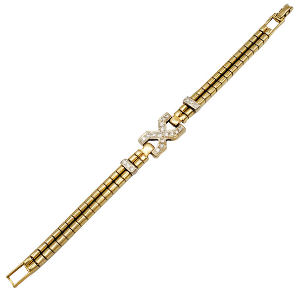 Diamond Belt Design Bracelet (14K)