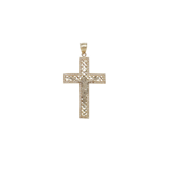 Crucifix Cross Pendant (14K)