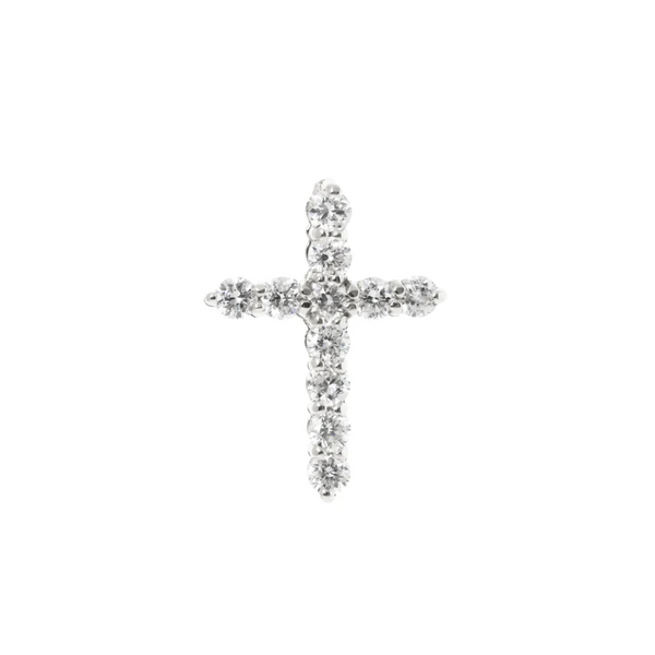 Diamond Cross Slide Pendant (14K)