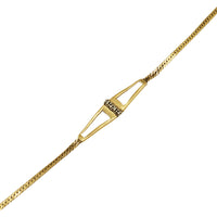 Diamond Curb Link Bracelet (14K)