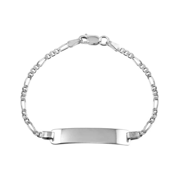 Solid Figaro Bracelet (Silver)