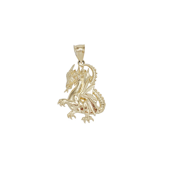 Chinese Dragon Pendant (14K)