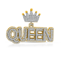 Diamond "Queen" Pendant (14K)