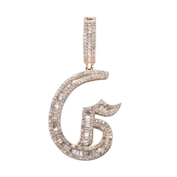 Diamond Initial G (14K)