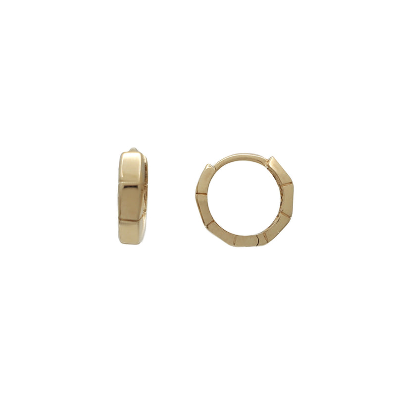 Bamboo Huggie Earring (14K)