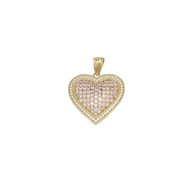 Zirconia Heart Pendant (14K)