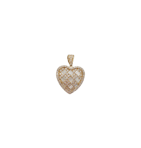 Ice-Out Heart Pendant (14K)