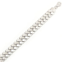 Brushed Finish & Diamond Cut Bracelet (14K)