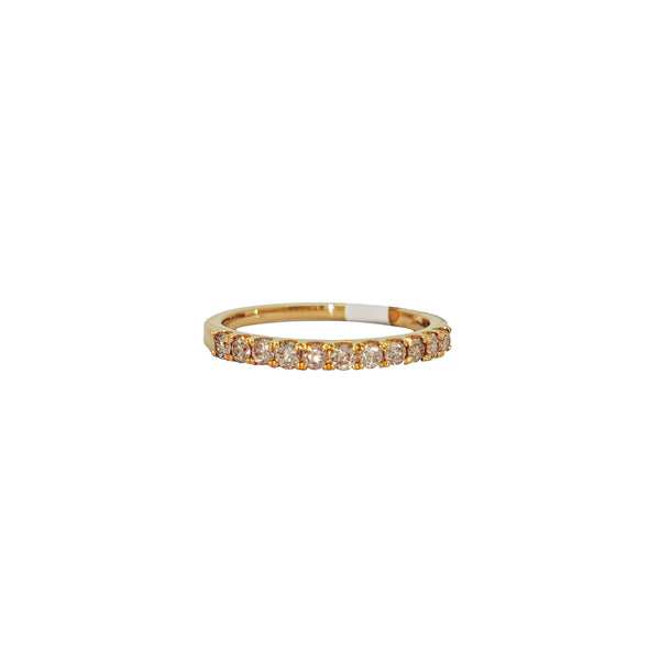 Round Diamond Cut Wedding Ring (Gold)