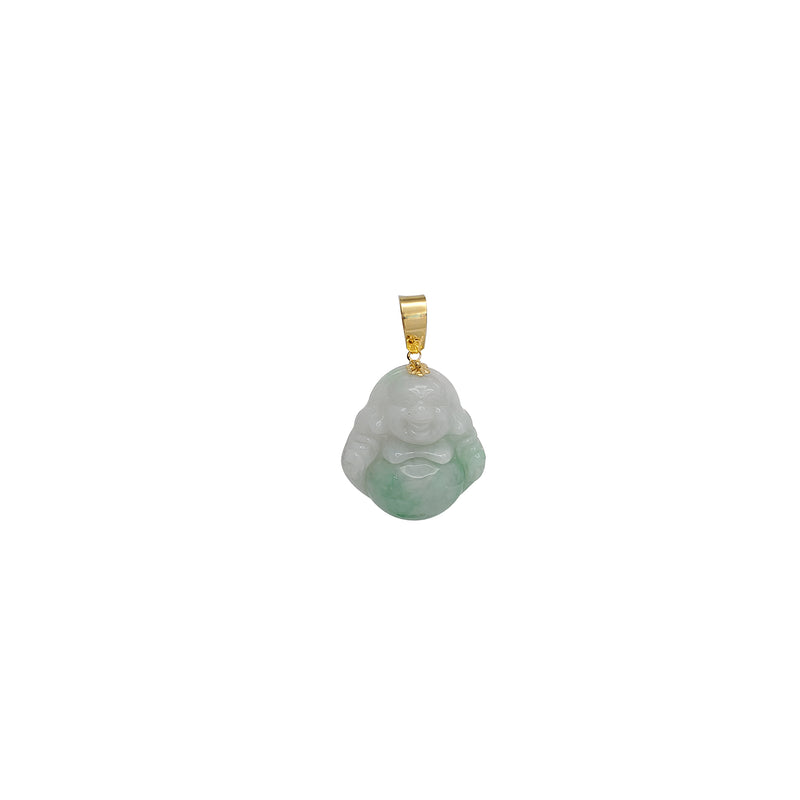 Jade Buddha Pendant (14K)