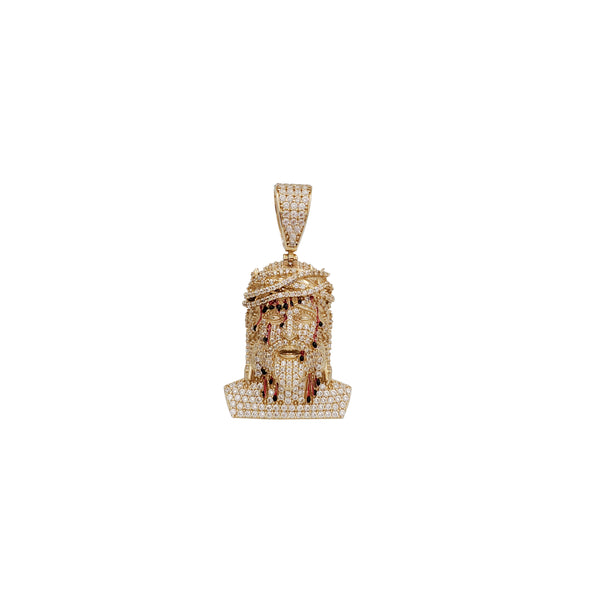 Jesus Head Pendant (14K)