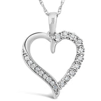 Diamond Heart Pendant ( 14K)