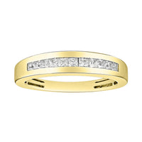 Diamond  Princess-Cut Wedding Band Ring (14K)