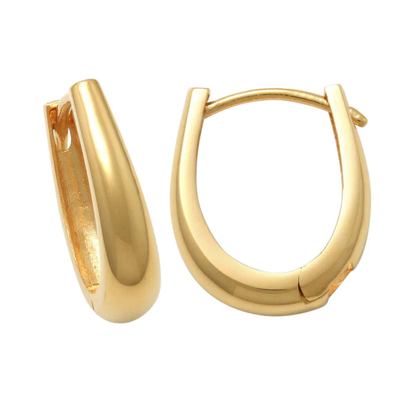 Bold Hoop Earrings (14K)