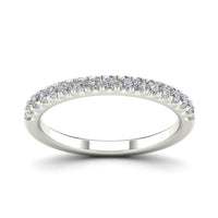 Diamond Floral Pave Wedding Ring (14K)