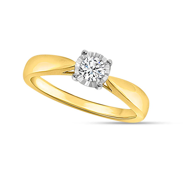 Diamond Engagement Ring (14K)