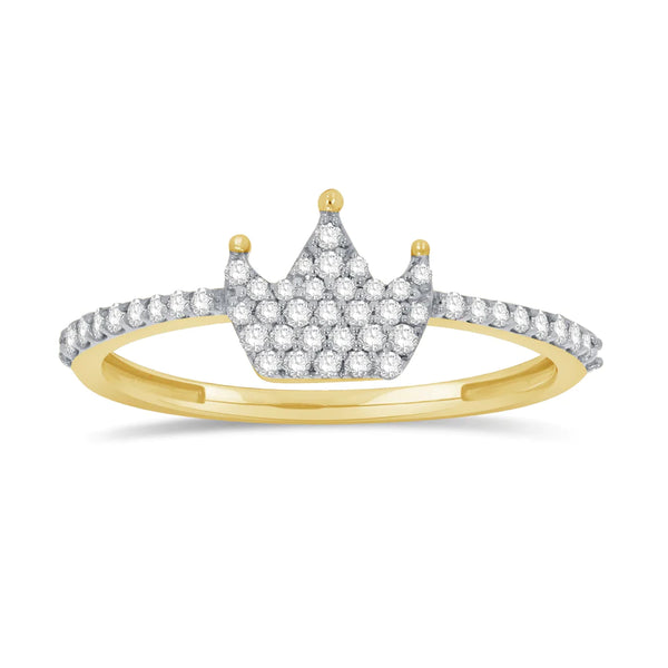 Diamond Crown  Ring (14K)