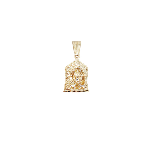 St. Lazarus Two-Tone Pendant (14K)