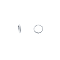 Plain Huggie Earring (Silver)