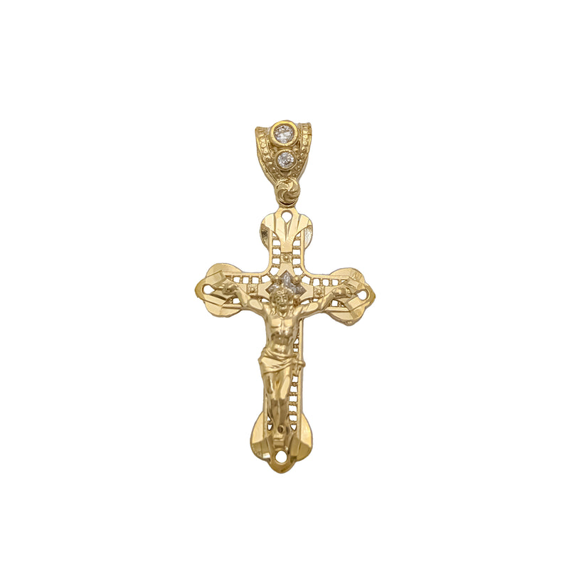 Orthodox Jesus Cross Pendant (14K)