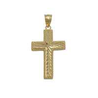 Diamond Cut Cross Pendant (14K)