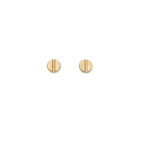 Screw Head Earring (14K)