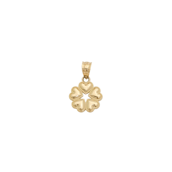 5-Leaf Heart Pendant (14K)