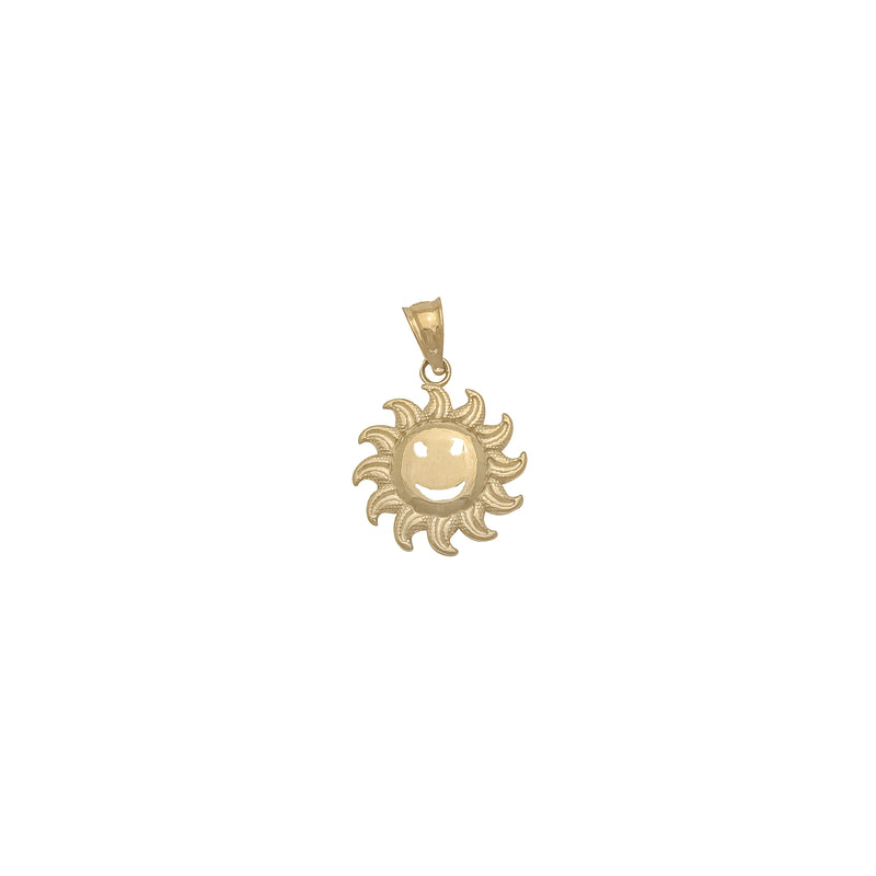 Smiley Sun Pendant (14K)