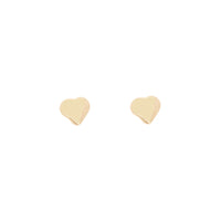 Puffy Heart Screw Back Earring (14K)