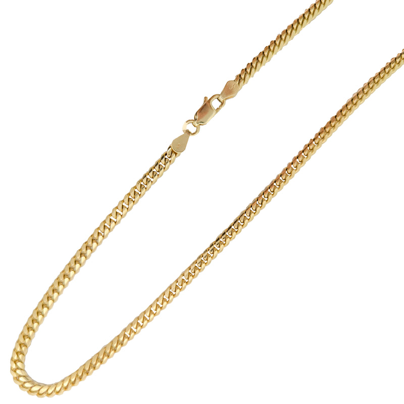 Solid Miami Cuban Chain (14K)