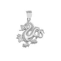 Dragon Textured Pendant (14K)