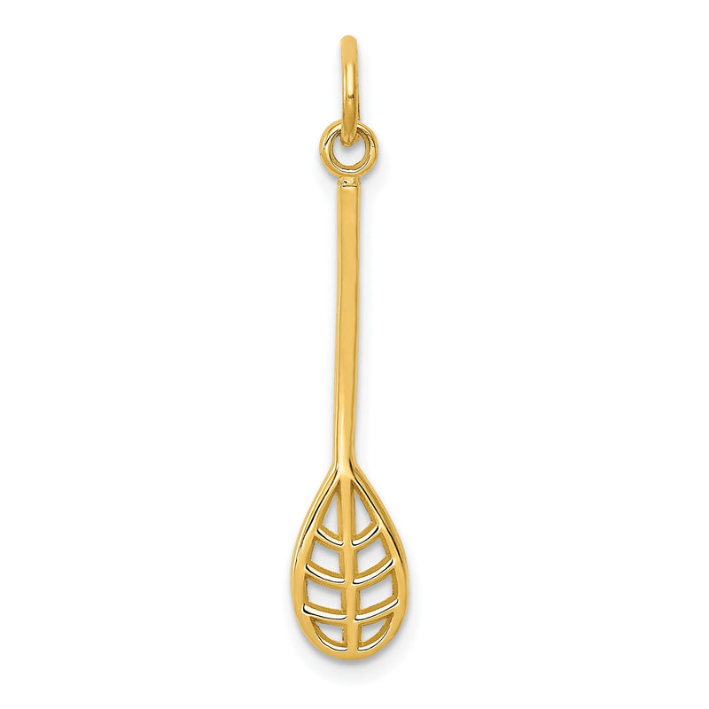 Lacrosse Stick Crosse Pendant (14K)