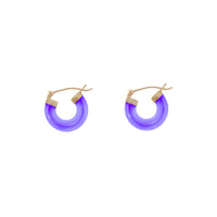 Jade Hoop Earring (14K)