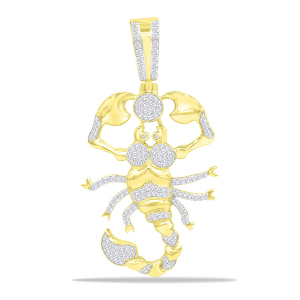 Diamond Scorpion Pendant (14K)