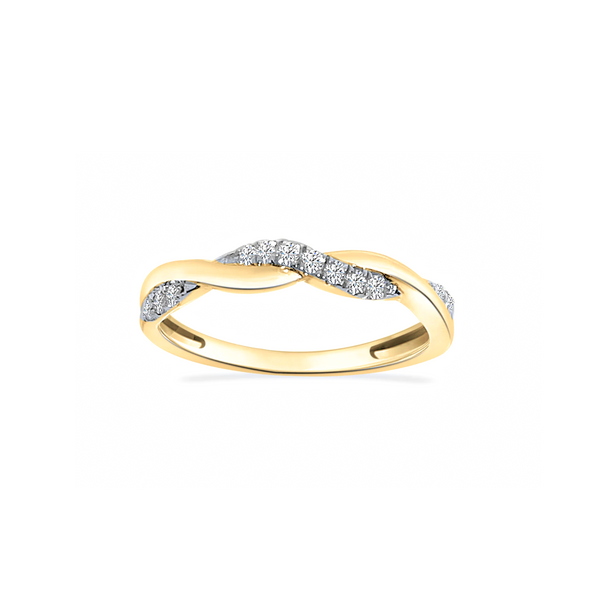 Criss Cross Diamond Ring