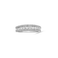 Lady Diamond Hearts Band Ring （14K）