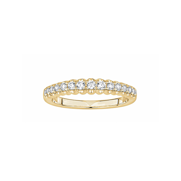 Diamond Engagement 0.33ct Band Ring （14K）